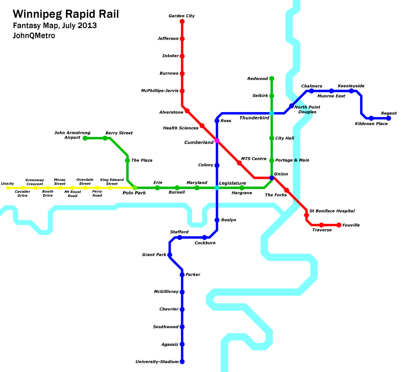 Fantasy Metro Maps